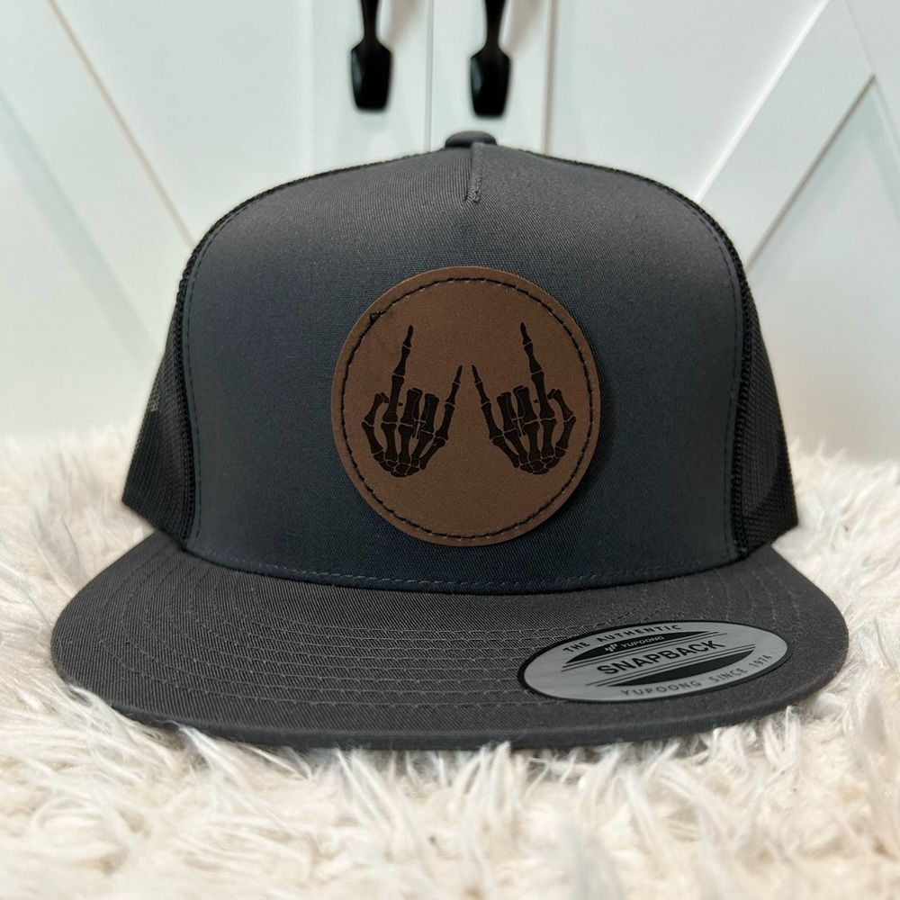 SnapBack Hat skeleton hands